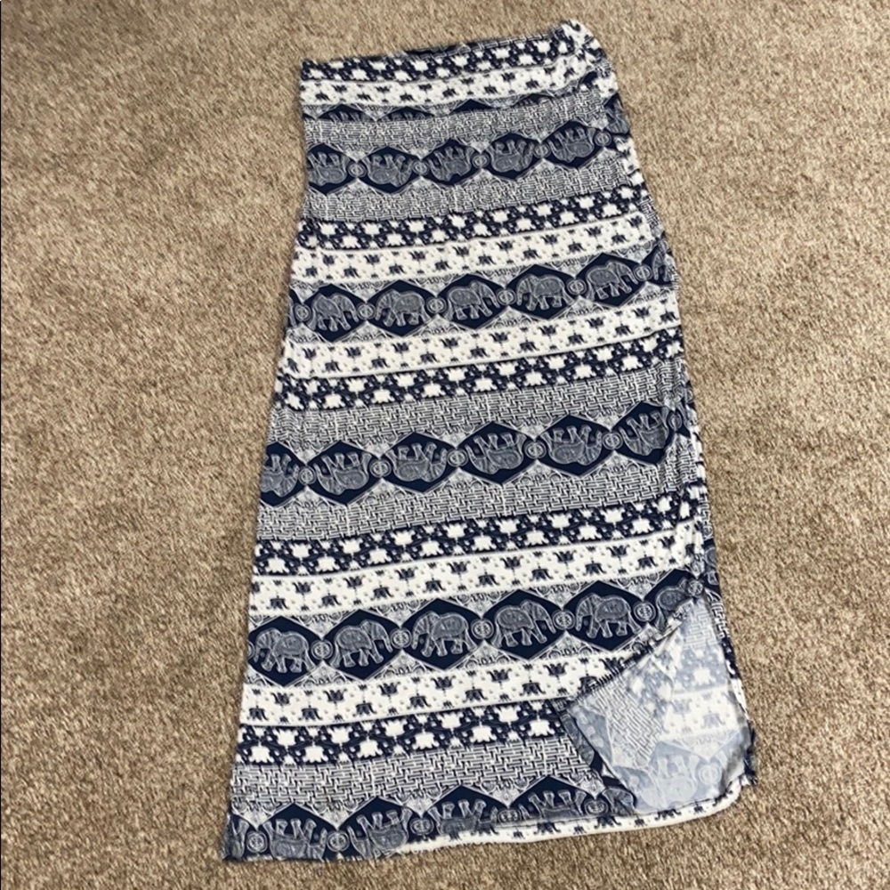 Elephant patterned skirt